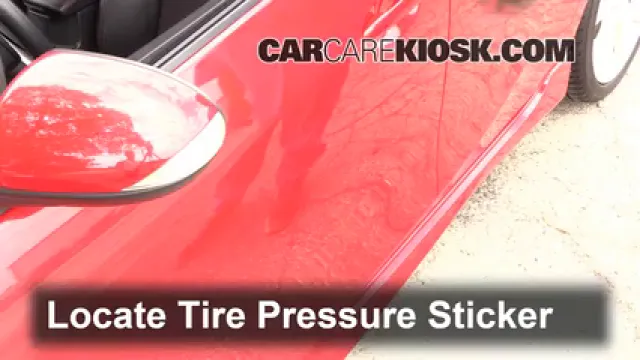 2011 Mazda 3 Mazdaspeed 2.3L 4 Cyl. Turbo Neumáticos y ruedas Controlar presión de neumáticos